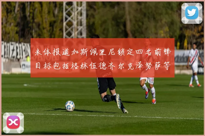 米体报道加斯佩里尼锁定四名前锋目标包括格林伍德齐尔克泽努萨等人